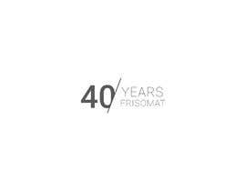 #185 for Design a Logo for 40 years Frisomat by azhanmalik360