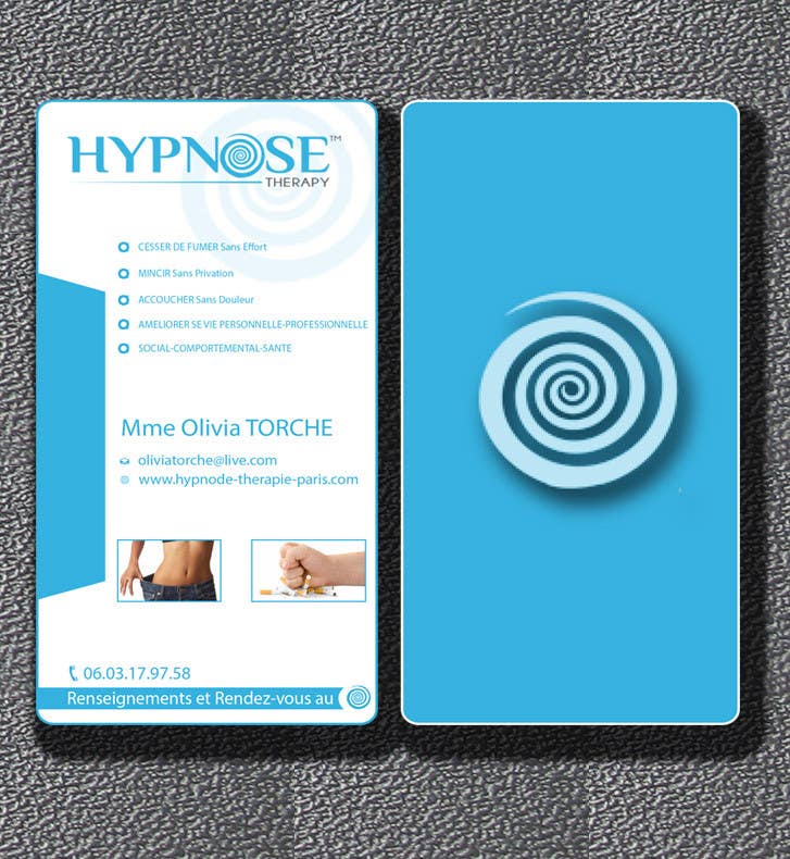Penyertaan Peraduan #154 untuk                                                 Business Card Design for HYPNOSIS
                                            