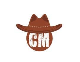 #66 para I wish to intertwine ‘C’ and ‘M’ to make a face with a cowboy hat. por gbeke