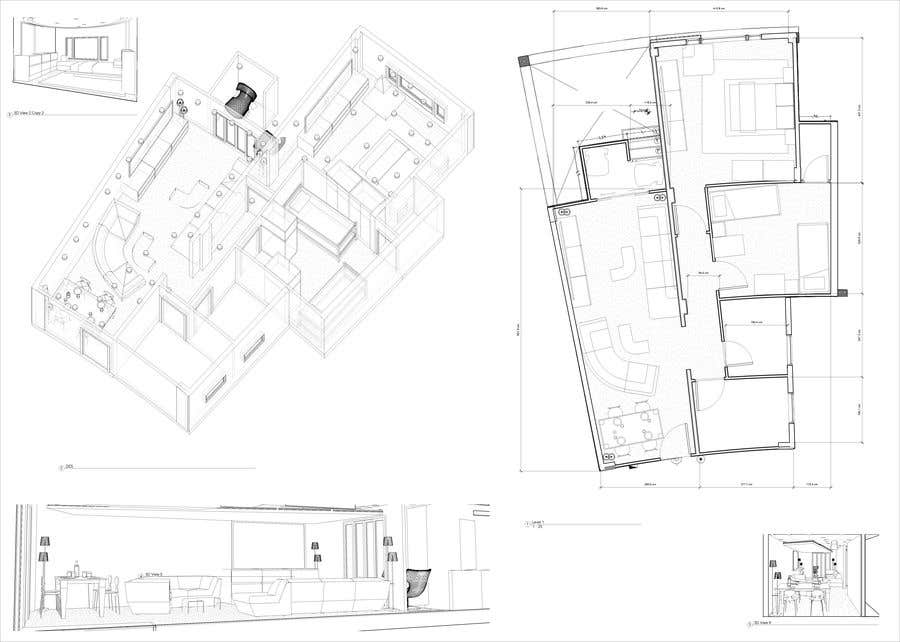 Wasilisho la Shindano #32 la                                                 Apartment Interior Layout and Design
                                            
