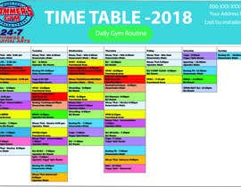 mustufazaman05 tarafından Design a timetable için no 1