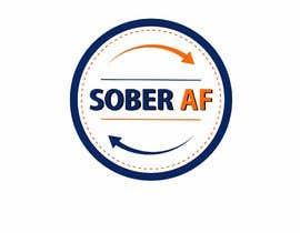 #30 para I need a one inch circle as border. Inside the circle the words &quot;Sober AF&quot; in the circle in a creative way. Theme of contest is recovery. lease make sure that this is an image that can be scaled and emailed to me in a one inch scale por ArbazAnsari