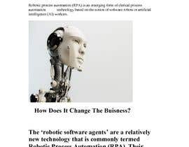 #5 Write an Article about Robotics Process Automation részére usmanua99 által