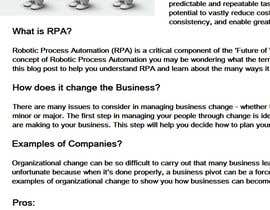 #3 for Write an Article about Robotics Process Automation by omargazi