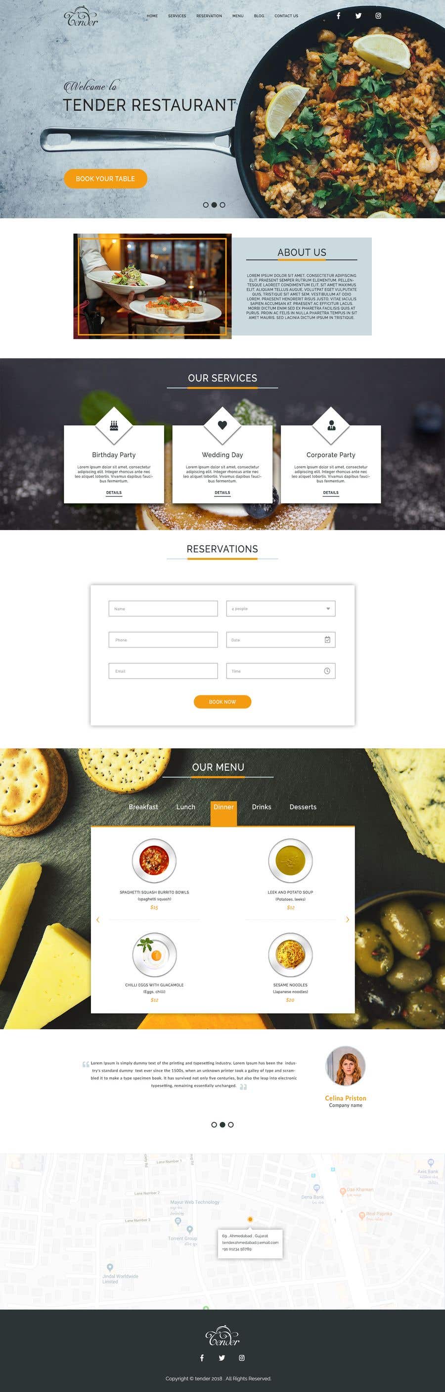 Contest Entry #58 for                                                 I need a website template design
                                            