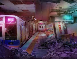 #10 untuk Concept Art : Kawaii Cyberpunk Environment for mobile video game oleh stacheous