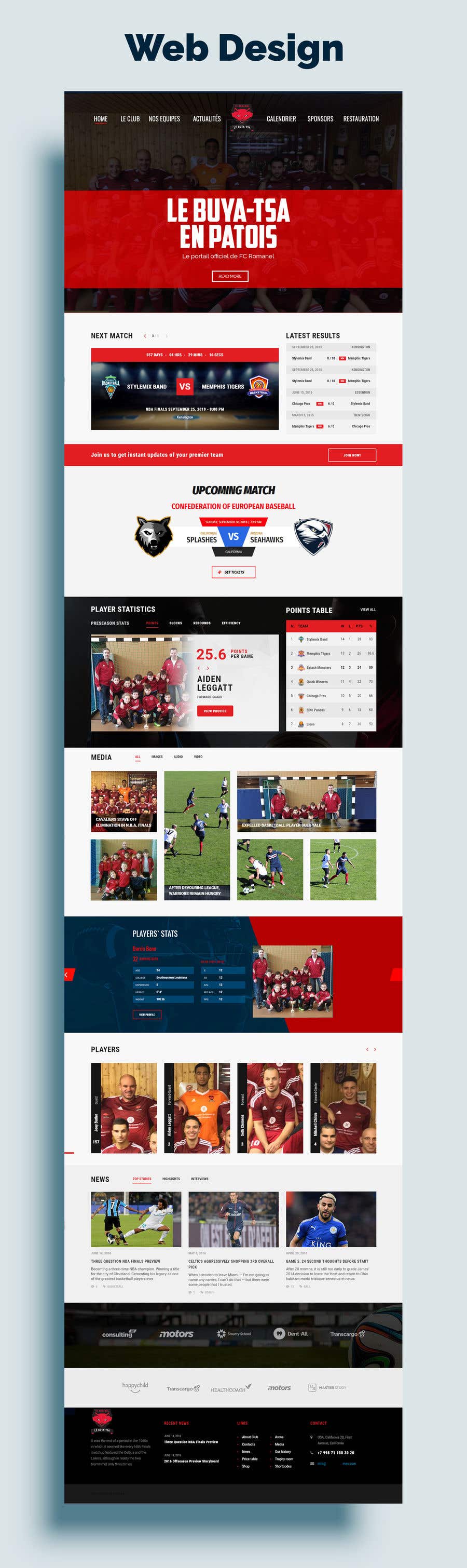 Participación en el concurso Nro.12 para                                                 Web site for the FC Romanel (soccer club)
                                            