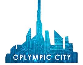 #9 untuk Logo skyline view of a 2D smart city that is cyber, high-tech utopia with futuristic buildings and overlay indicating smart technology features. oleh houssmann