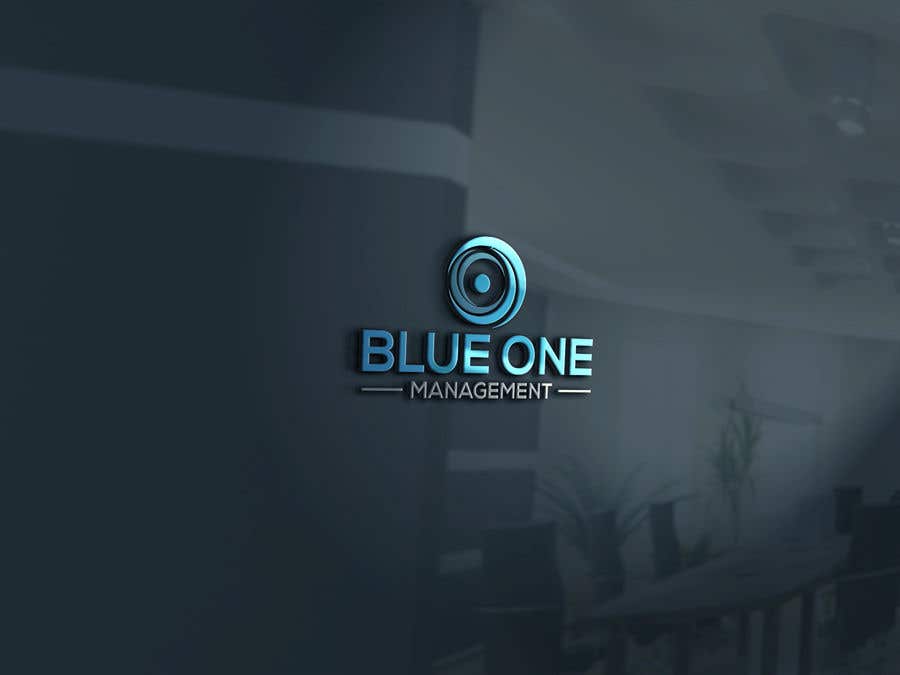 Конкурсна заявка №8 для                                                 Need a logo deisgned for a management company called Blue One Management, colours sky blue and white writing
                                            
