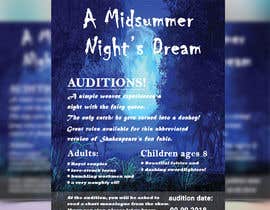 #34 para Midsummer Night&#039;s Dream Audition flyer de ranamdshohel393