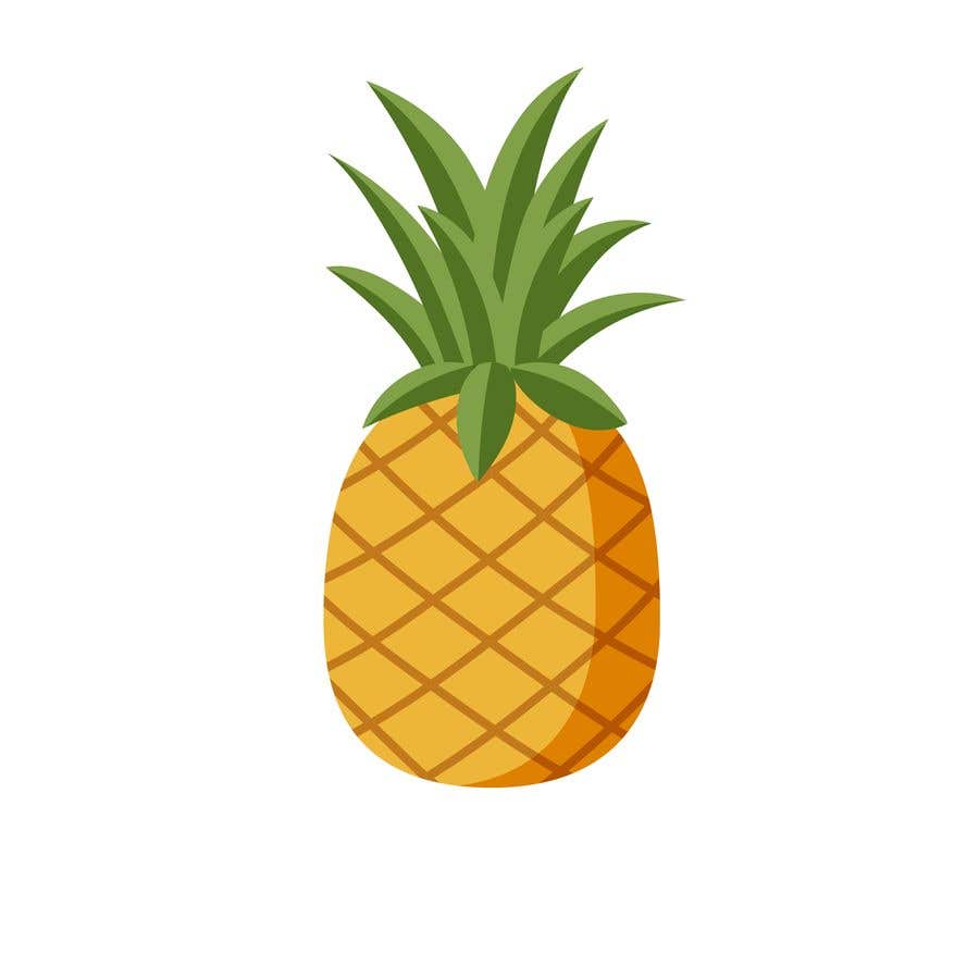 Participación en el concurso Nro.9 para                                                 I need you to make a simple design of a pineapple. It doesnt really need to much detail. Just have a yellow pineapple with a green top (leaves).
                                            