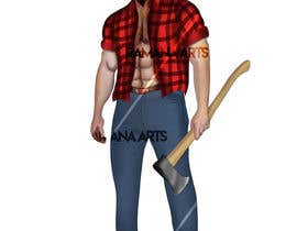 #12 for Illustrate a Lumber Jack by ramanaartist