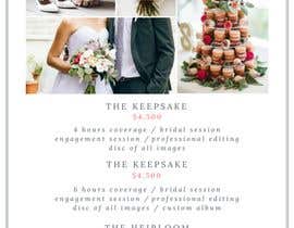 #32 для Design a Wedding Photography Pricing List від Rkdesinger