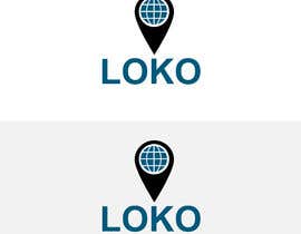 #19 untuk I need a logo designed for an app 
The app name is loko which means spot 
I need the logo to have a spot on map with the name loko,
Be creative oleh lija835416