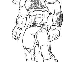 susanamonteiro1 tarafından Space Bear (big muscle hairy man) için no 11