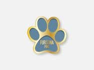 Graphic Design Contest Entry #2 for Please design a logo for an enamel pin company named "Fursona Pins." It should be themed like an enamel pin, in the shape of a paw.