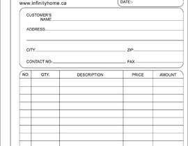 #9 สำหรับ Design a NCR form for a Customers receipt โดย hitmakwana