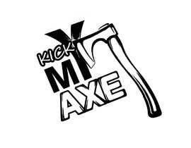 #65 ， Kick My Axe Logo 来自 garik09kots