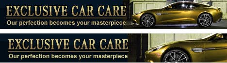 Penyertaan Peraduan #204 untuk                                                 Banner Ad Design for Exclusive Car Care
                                            