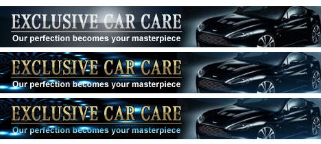 Penyertaan Peraduan #58 untuk                                                 Banner Ad Design for Exclusive Car Care
                                            