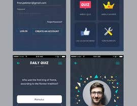 #8 pentru Design Mobile App Mockup , User Interface for (Golden Talent) app de către Fraffaele