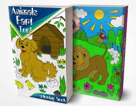 #26 for Animals Farting Coloring Book Cover Contest by mghozal
