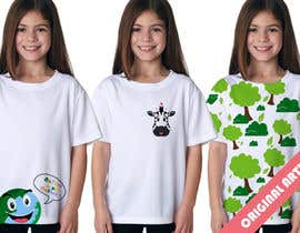 #47 pentru Design a T-Shirt (planet, tree and zebra) de către EraserArt