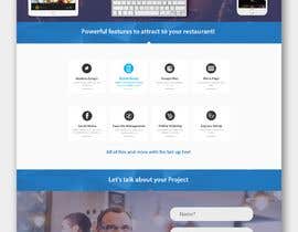 #85 ， Re-design a Landing Page (for a company that builds websites for restaurants) 来自 atuldutta