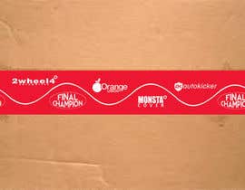 #11 for Design some customer packaging tape 45mm wide. by bluedartdesigner