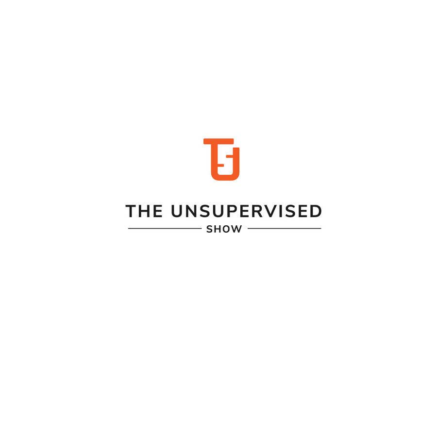 Proposition n°26 du concours                                                 Logo for an "The Unsupervised Show"
                                            