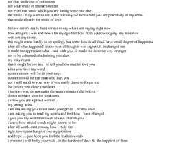 #28 para Love letter monologue, from a male character to a female lead por mohamed252