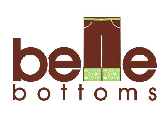 Kilpailutyö #272 kilpailussa                                                 Logo Design for belle bottoms iron-on pant cuffs
                                            