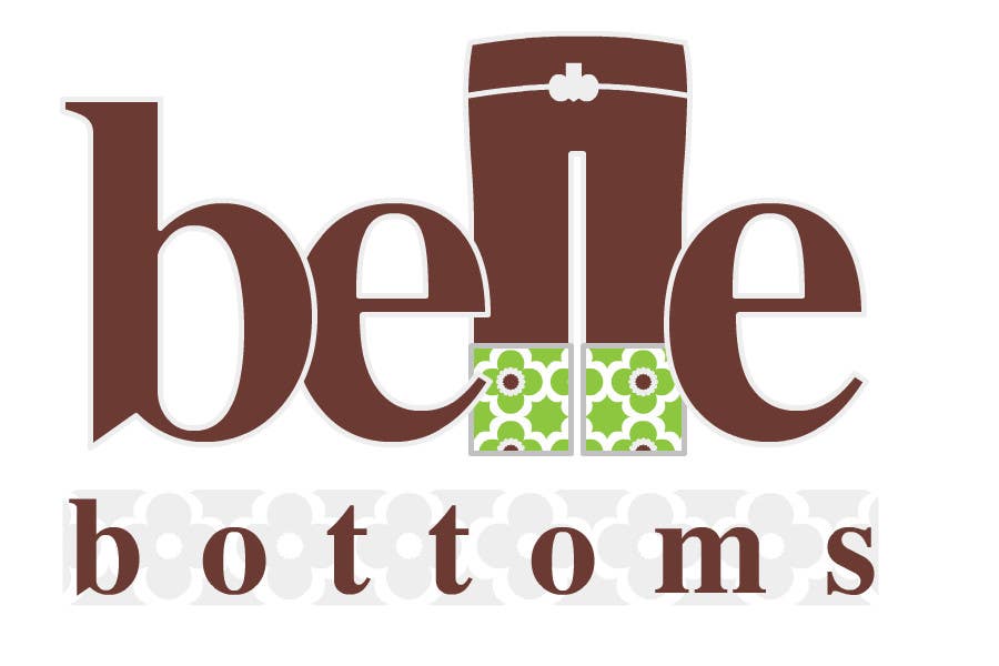 Tävlingsbidrag #215 för                                                 Logo Design for belle bottoms iron-on pant cuffs
                                            