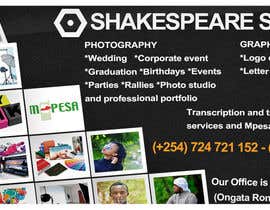 #8 para Shakespeare Photo studio and Graphic Design Banner de grintgaby1