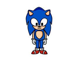 #11 for Draw Sonic the Hedgehog in Ahoodie Avatar style by alyanacea