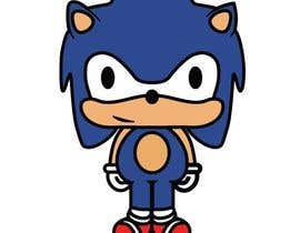 #10 para Draw Sonic the Hedgehog in Ahoodie Avatar style de JuliaAmon