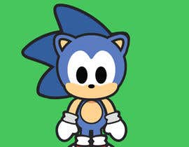 #14 for Draw Sonic the Hedgehog in Ahoodie Avatar style af julkar9