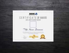 nº 96 pour Awards certificate par manjil28 