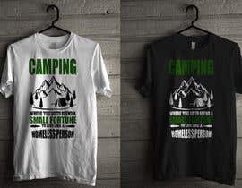 TeesDesigner388님에 의한 Camping  T-shirt Design을(를) 위한 #148
