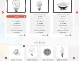 nº 12 pour I need some Graphic Design for our Lighting company&#039;s Home Page par designcreativ 