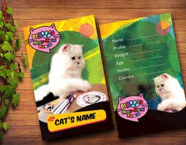 Nambari 8 ya Cat’s Trading Card design na fourtunedesign