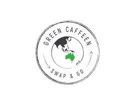 #13 for We want a round logo, possibly arrows around the outside. In black and white/monochrome, could have a pop of green colour. Must have Green Caffeen and Swap &amp; Go in it. Simple, earthy, environmental design. (Leaf etc). by Samiul1971