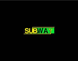 nº 143 pour Subway Logo Redesign par moeezshah451 