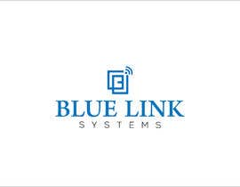 #515 para logo for a firm named Blue Link Systems de akashsarker23