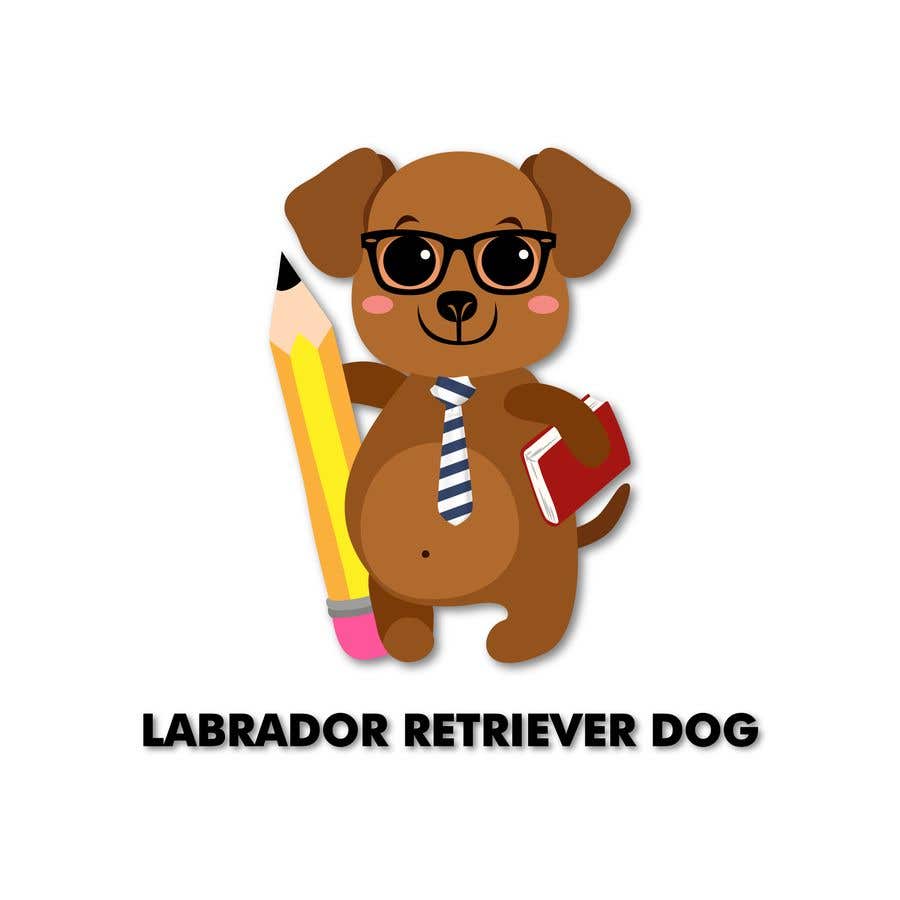 Entry #24 by liizbarbosa11 for Logo design - Cartoon Dog Drawing logo |  Freelancer