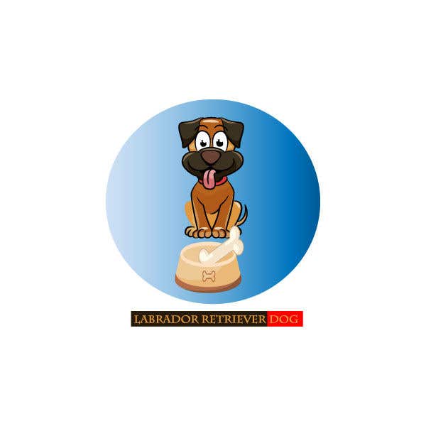 Participación en el concurso Nro.13 para                                                 Logo design - Cartoon Dog Drawing logo
                                            