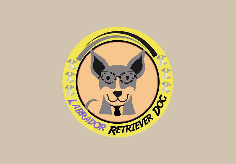 Participación en el concurso Nro.28 para                                                 Logo design - Cartoon Dog Drawing logo
                                            