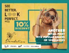 Nro 85 kilpailuun Create a Flyer of sunglasses store käyttäjältä LaGogga