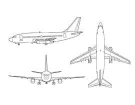 #64 for Line-Art Vectors of Airplanes (Multiple Winners) by ALLSTARGRAPHICS