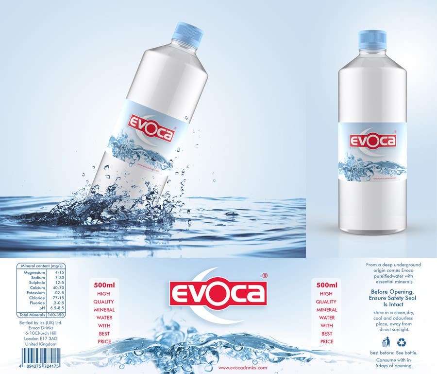 
                                                                                                                        Penyertaan Peraduan #                                            55
                                         untuk                                             Creating an Evoca 500ml Water PET bottle design
                                        